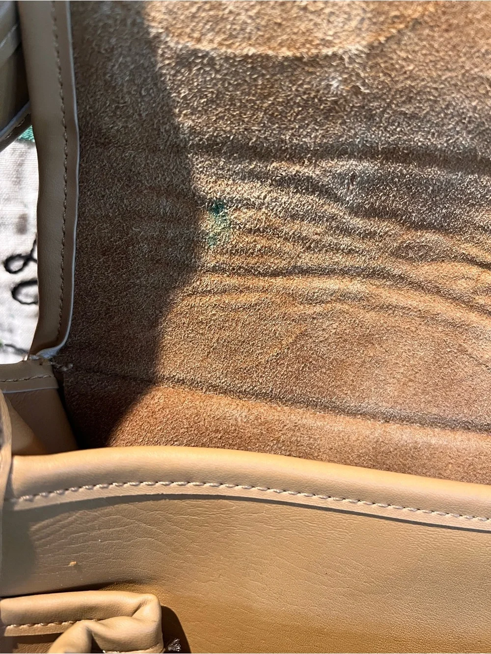 Vintage Coach Tan Leather Crossbody Bag